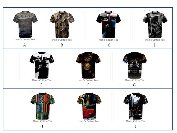 Men's style t-shirts (CoolMax material)
